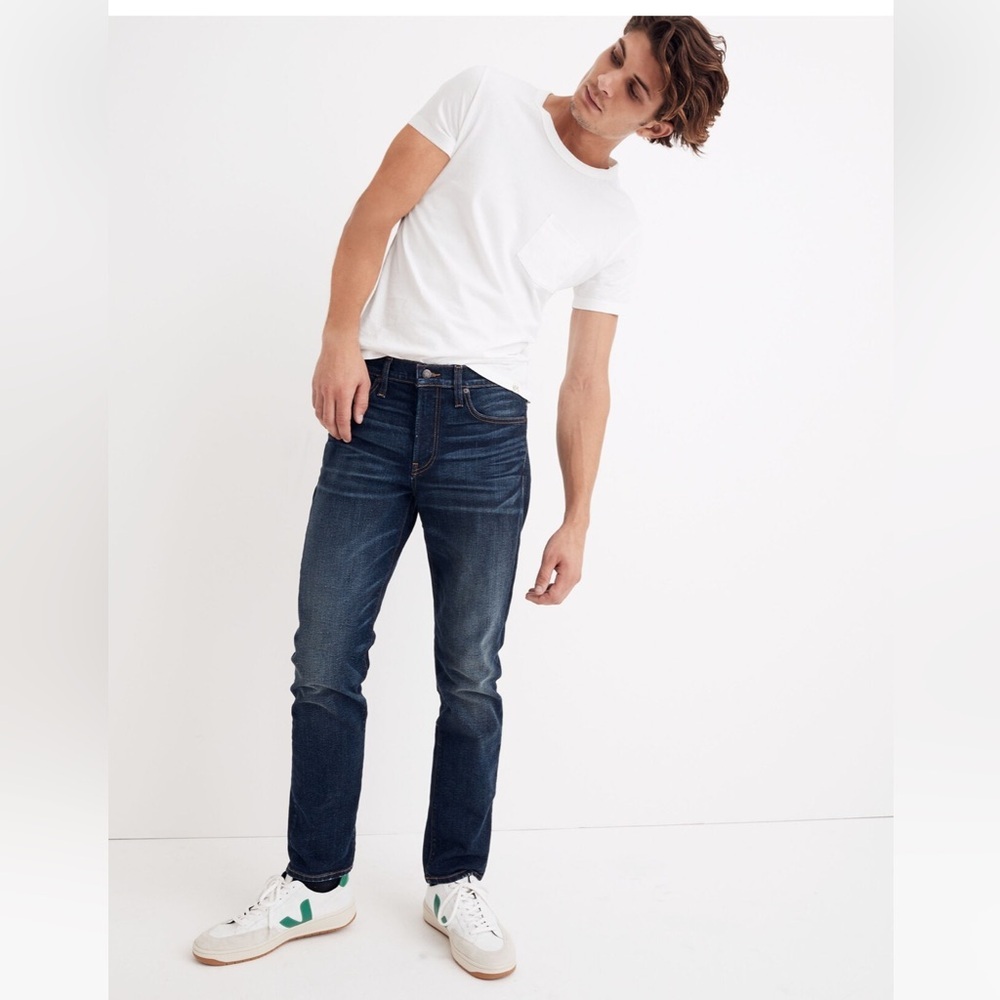 Madewell Men’s Straight Authentic Flex Jeans